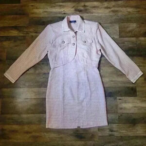 Vintage Xtrmz Pink 2-Piece Dress & Jacket Set Size 5/6